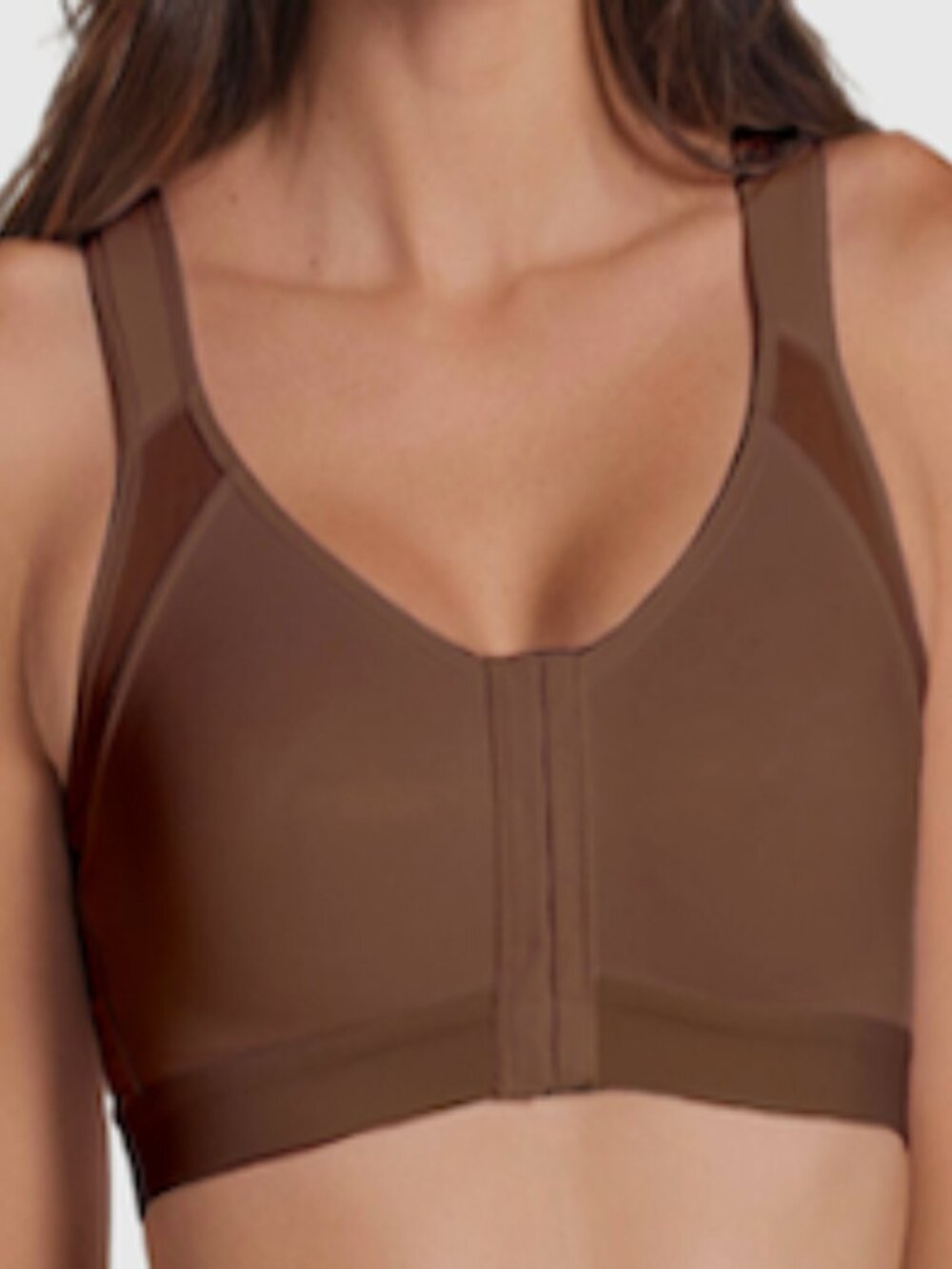Leonisa Women's Multi Functional Back Support Posture Corrector Wireless Bra